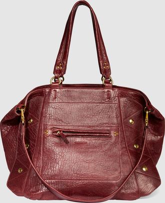 Jerome Dreyfuss Sac Roger Bubble Burgundy