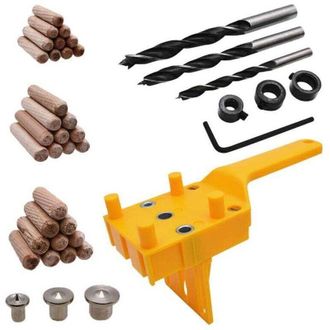 OEM Juego De 41 Piezas De Plantillas Para Taladrar Espigas, Gu&iacute;a De Perforaci&oacute;n Con Tope Paralelo, Kit De Plantillas Para Espigas, 6 Mm / 8 Mm / 10 Mm - C
