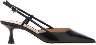 Gianvito Rossi Leather Ascent 55 slingback pumps Woman 36+
