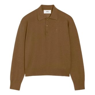 Ami Hombre, Camisetas, Marrón, Talla: L