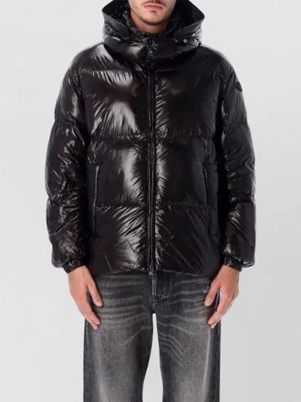 Diesel shiny quilted puffer jacket