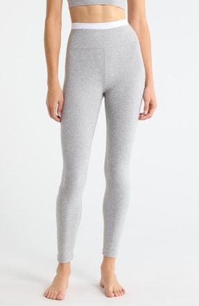 Beyond Yoga Space Dye High Waist Midi Leggings in Silver Mist at Nordstrom, Size X-Large