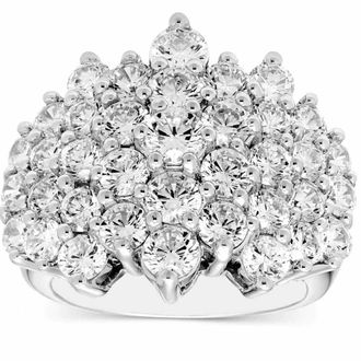 Pompeii3 5Ct Diamond Fashion Ring Anniversary Band in White, Yellow, or Rose Gold