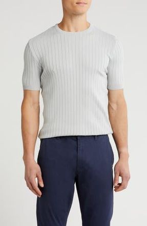 T.R. Premium Slim Fit Sweater T-Shirt in Grey at Nordstrom Rack, Size Xxx-Large