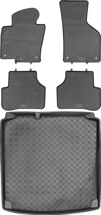 OEM Juego De Alfombrillas De Goma Para Coche Y Alfombrilla Para Maletero Para Volkswagen Jetta Vi Sed&aacute;n (2011-2018)