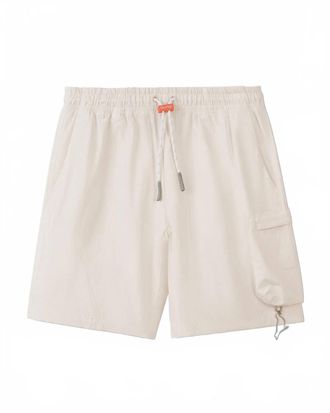 Staple Mens Nylon Taslan Cargo Shorts In Cream