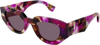 Gucci Gg2007S Zonnebril - unisex - Accessoires - Veelkleurig - Maat: 51 MM Nylon