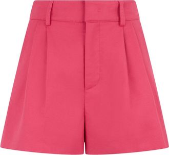Red Valentino Minimal Chic Shorts - Dames - Bermuda - Rood - 2XS - Katoen - Korte Broeken