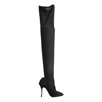 Dolce & Gabbana Stivali Calzino Elasticizzati - - Shoes - Donna - Nero - 36 EU