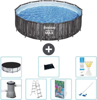 Bestway Piscina Bestway Steel Pro Max Redonda - 427x107 Cm - 8-piezas S600