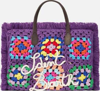 MC2 Saint Barth Colette Crochet Tiles Handbag