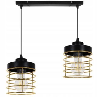 OEM L&aacute;mpara De Techo Colgante L&aacute;mpara De Ara&ntilde;a De Alambre Dorado Led