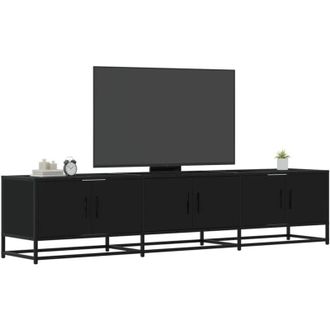 vidaXL Mobile Porta tv Nero 180x35x41 cm in Truciolato - Vidaxl