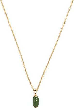 Fernando Jorge 18K Yellow Gold Oblong Jade Necklace - Womens - 18kt Gold