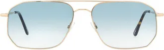 Andy Wolf Gold Metal Mens Sunglasses