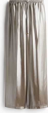 H&M Weite Hose mit Tunnelzug - Brown