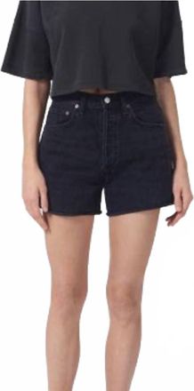 A Gold E Dee Vintage High Rise Short In Slow Burn