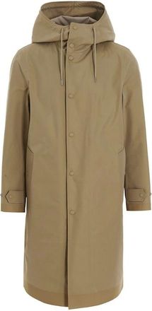 Burberry Mens Burberry Finchley Trench Coat In Modern Honey Light Green Jacket - Tan - Size: 40/Regular