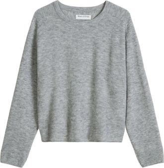 Marc O'Polo Ronde hals gebreid - Dames - Ronde hals truien - Grijs - XL - Truien & Vesten