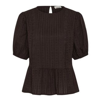 Soaked In Luxury SLSilja Blouse - Dames - Blouses & Shirts - Bruin - Maat: S Katoen