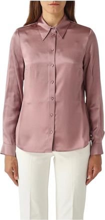 Nenette Dames, Blouses & Shirts, Paars, Maat: XS Zijde