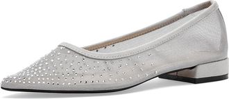 Journee Collection Gracelynn Womens Flat Shoes Silver : 9.5 M, Synthetic
