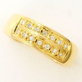 C&A Yellow Gold Yellow Gold (18K) Band Ring (Pre-Owned)