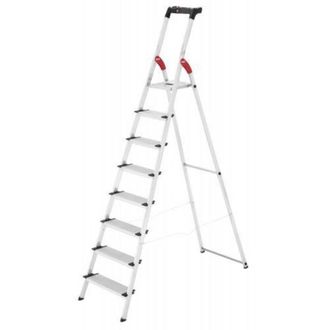 Hailo Escalera Tijera Aluminio Pelda&ntilde;o Ancho Xxl Easyclix (8 Pelda&ntilde;os) R Hailo