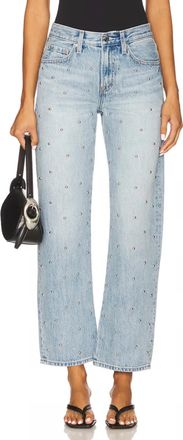 Pistola Denim Lexi Mid Rise Bowed Straight Leg Jeans In Aries