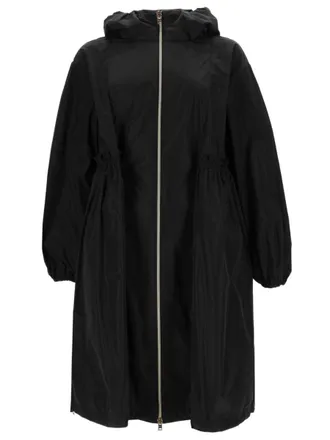 Herno Polyester Long Parka - Black