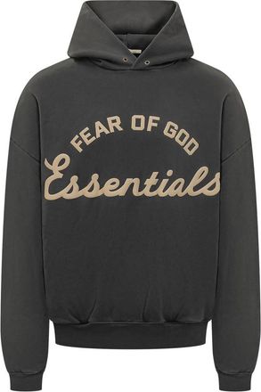Fear of God Black Graphic Hood Hoodie