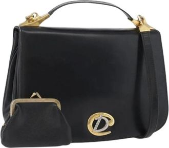Dior Pre-owned Handbags, female, Black, Size: ONE SIZE Pre-owned Vintage Shoulder Bag