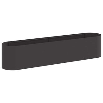 vidaXL Cama De Jard&iacute;n Elevada Negro 200 X 40 X 40 Cm Vidaxl