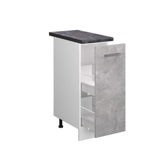 Vicco Armario De Farmacia R-line, Hormig&oacute;n, 30 Cm, Et Antracita