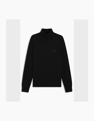 HUGO BOSS Mens Akiro S Roll Neck Sweater - Black - Size: 38