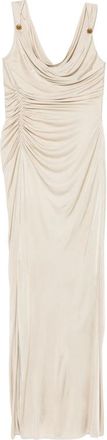 Versace Ruched Maxi Dress