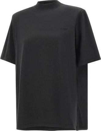 The Attico Oversized T-shirt - Dames - T-shirts - Zwart - 2XS - Katoen - Tops