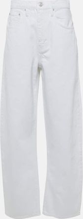 Frame Denim Long Barrel high-rise barrel-leg jeans