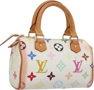 Louis Vuitton Speedy Mini Hl Handbag Monogram Multicolor Multicolour Canvas Bag (Pre-Owned)