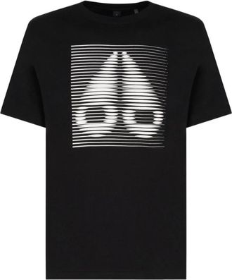 Moose Knuckles Raydaze Tee - Heren - T-shirts - Zwart - XS - Tops