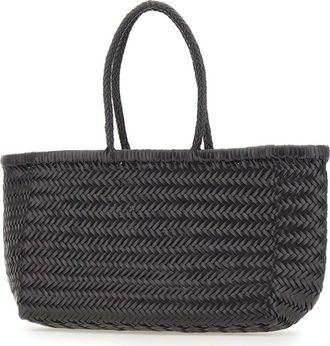 Dragon Diffusion Bamboo Triple Jump Big Handbag - Dames - Shoppers - Zwart - ONE Size - Leer - Tassen