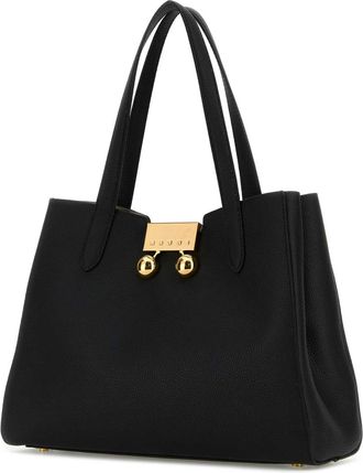 Marni Womens Trunkaroo Shoulder Bag Black Bovine Leather
