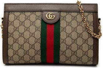 Gucci Pre-owned Gucci Small GG Supreme Web Ophidia Chain Crossbody Ladies W9S18VNH697TTN3J