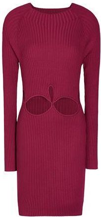 8 by YOOX VISCOSE BLEND CUT OUT MINI DRESS