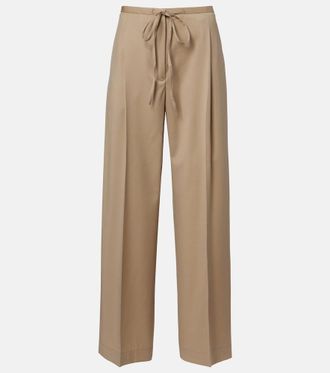 R&oacute;he R&oacute;he Pleated virgin wool wide-leg pants