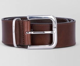Frankie Shop sarno leather belt rectangular buckle