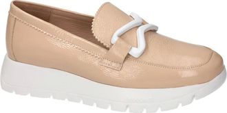 Wonders Schoenen, Dames, Beige, 41 EU, Leer, A-2480 Palo Loafer