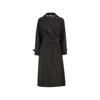 Max Mara Dames, Mantels, Zwart, Maat: M