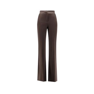 Actualee Pantaloni con orlo svasato - - Trousers - Donna - Marrone - L
