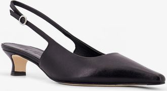 Aeyde Womens Pumps Catrina Black Leather High Heel Shoes